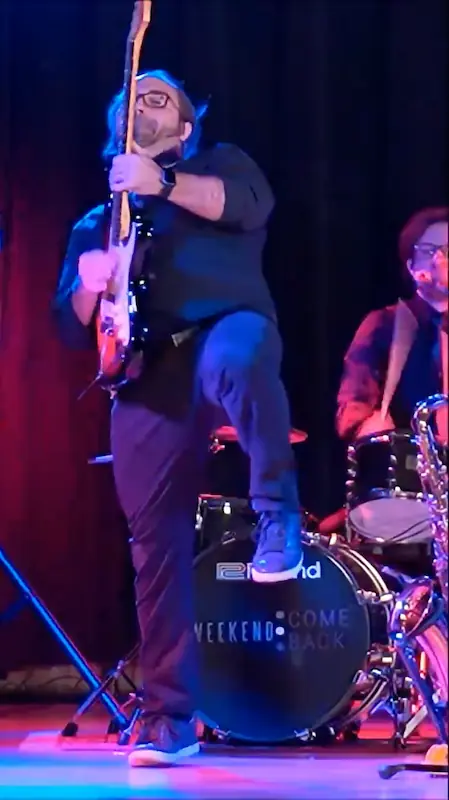 Band locked in during performance