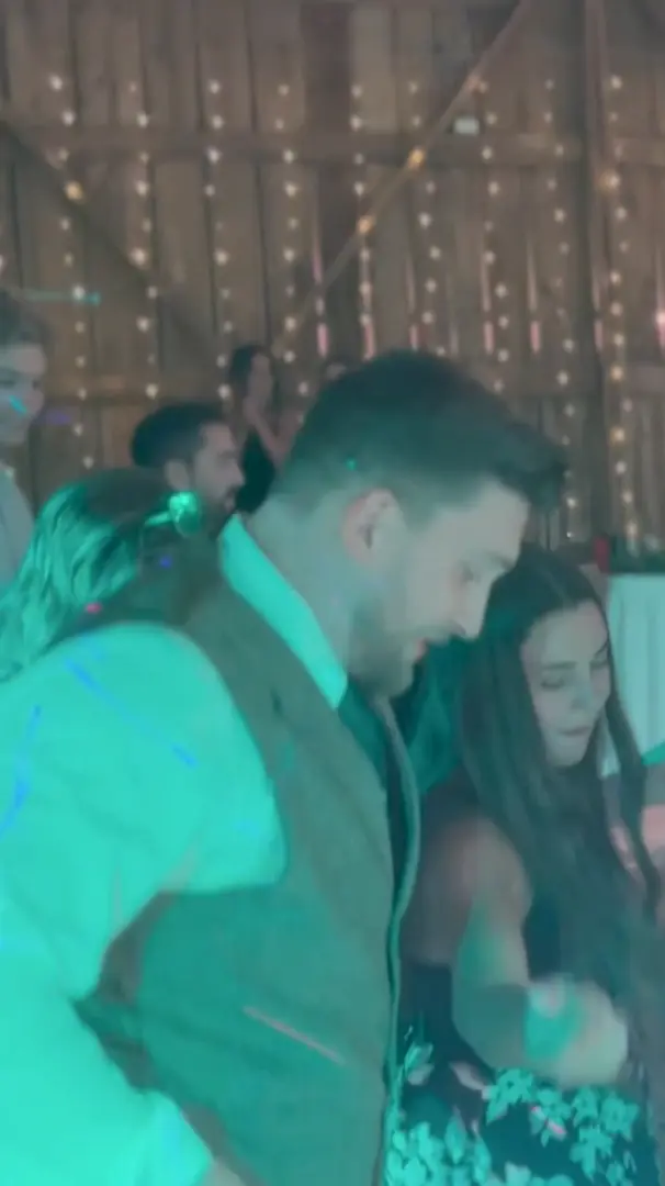 Square Dance Moment at Wedding Reception